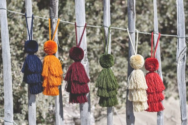 Pompons colorés Wayuu