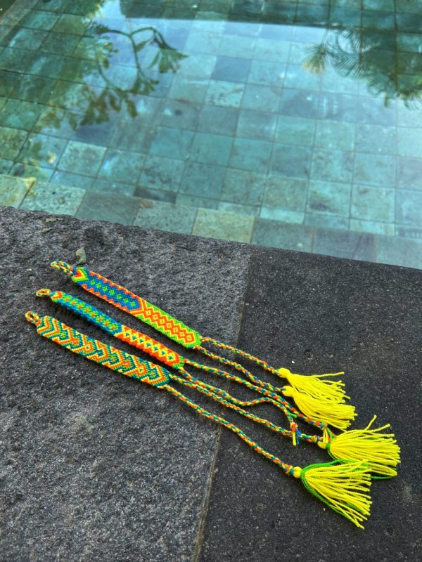 Bracelets tissés Quetzal